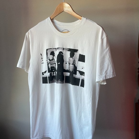 White & Black Death to Tennis Graphic Short-Sleeve T shirt - Picture 1 of 6